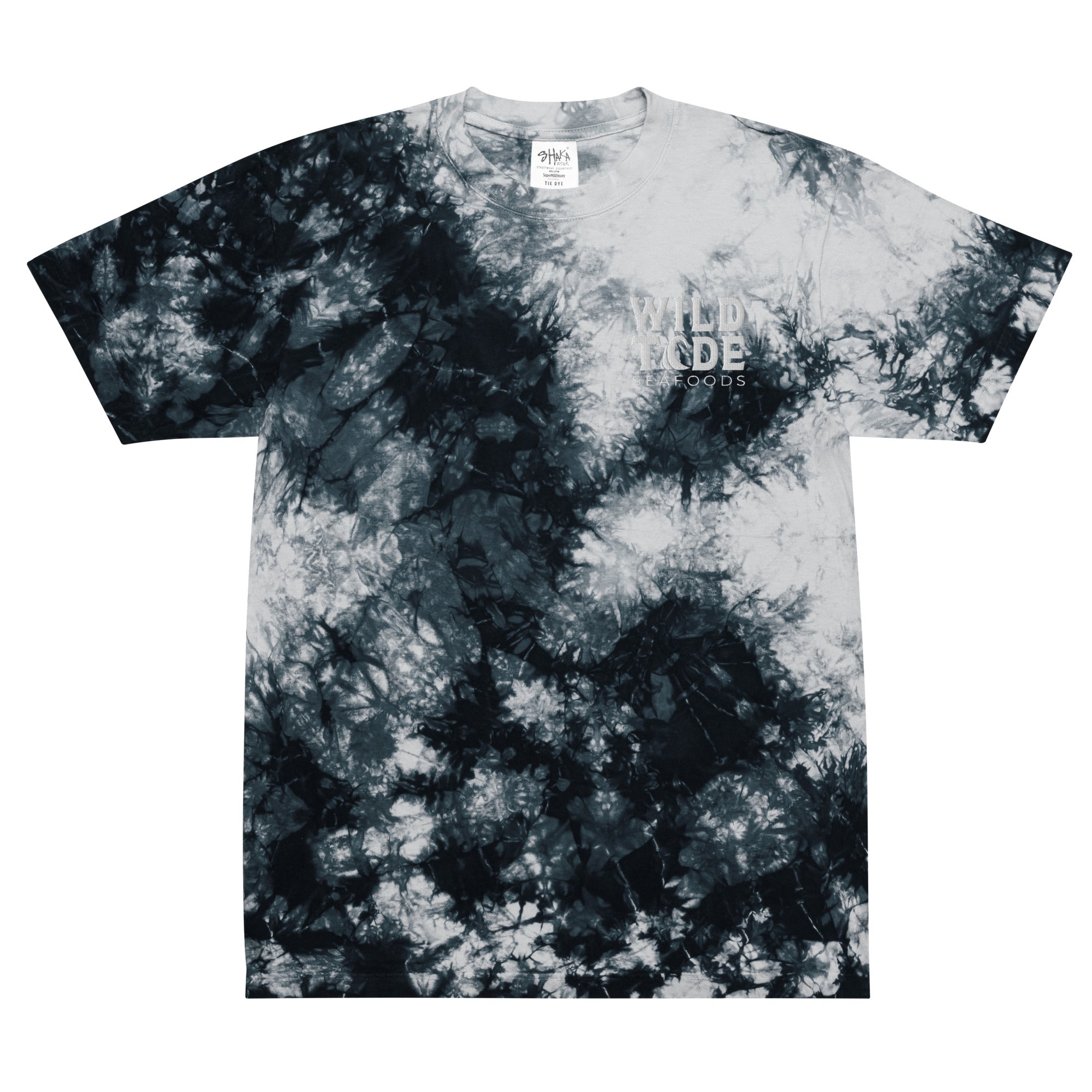 Oversized tie-dye t-shirt - Wild Tide Seafoods