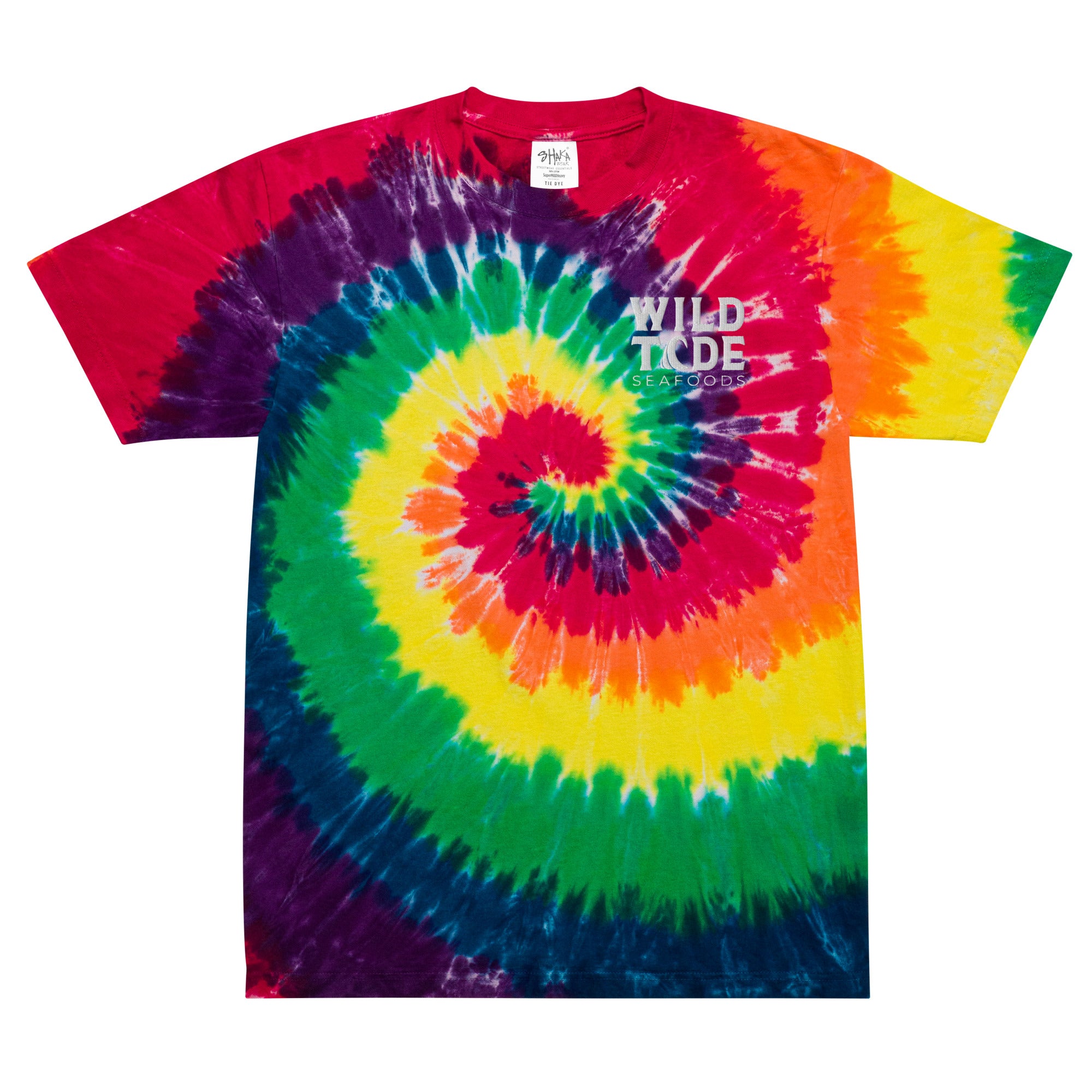 Oversized tie-dye t-shirt - Wild Tide Seafoods