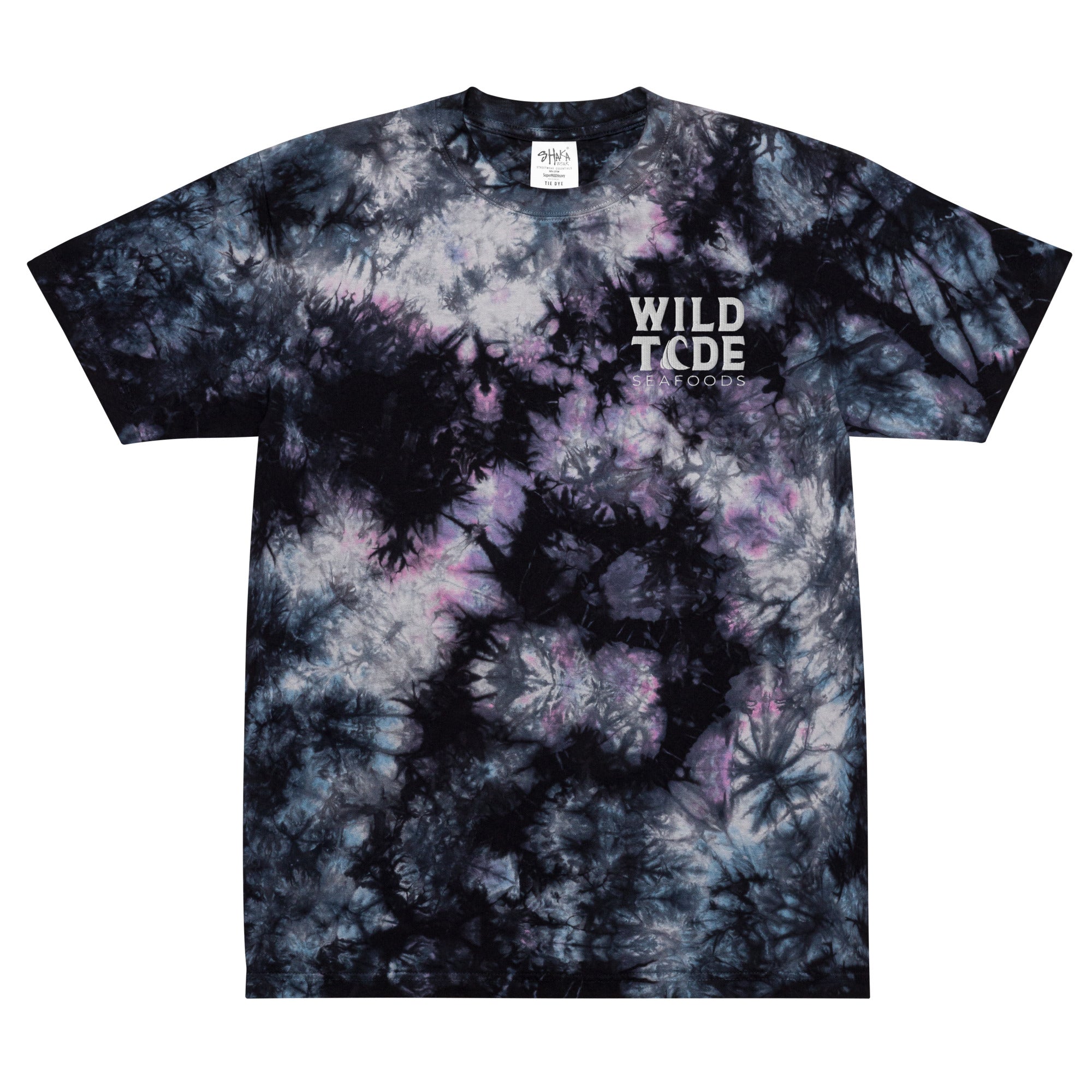 Oversized tie-dye t-shirt - Wild Tide Seafoods