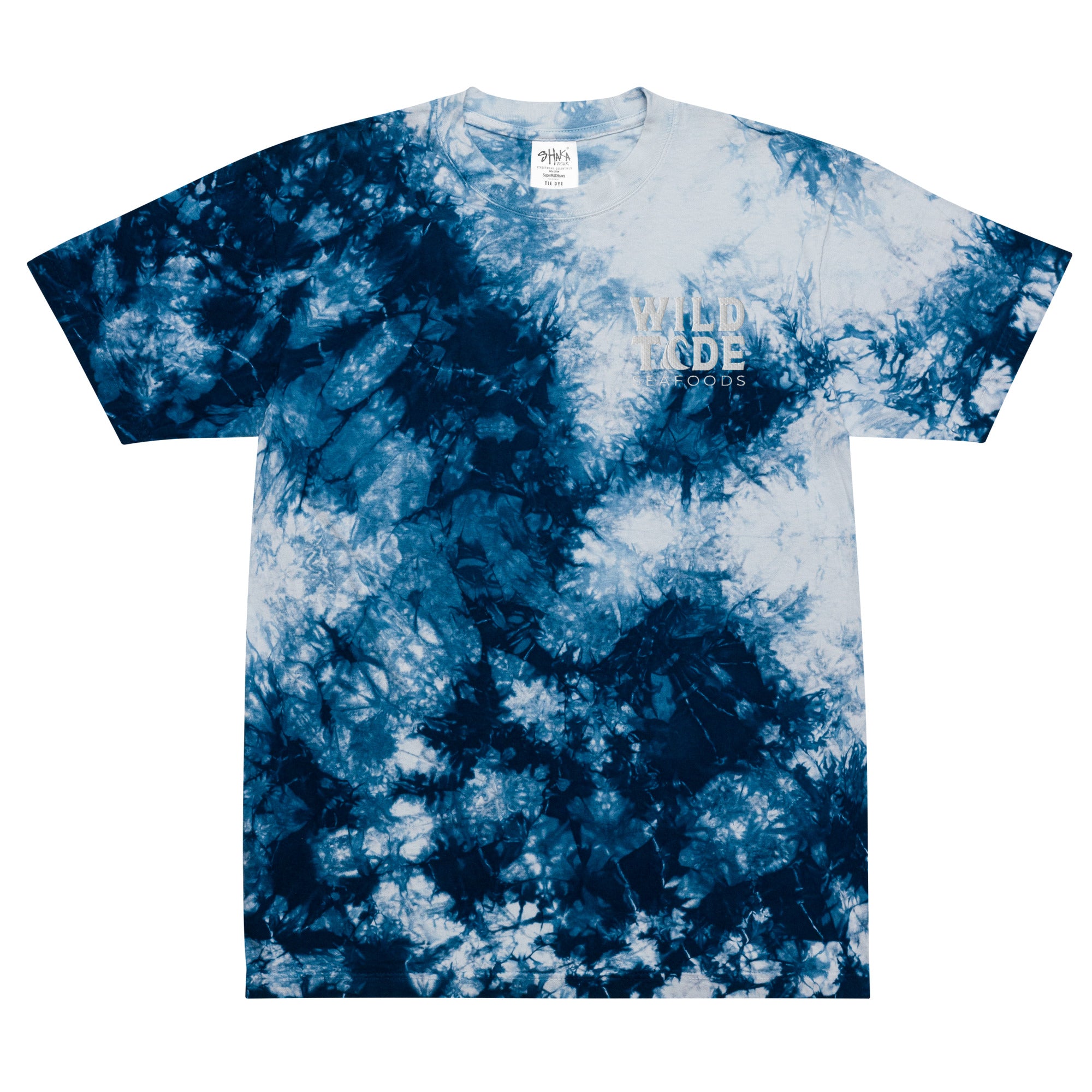 Oversized tie-dye t-shirt - Wild Tide Seafoods