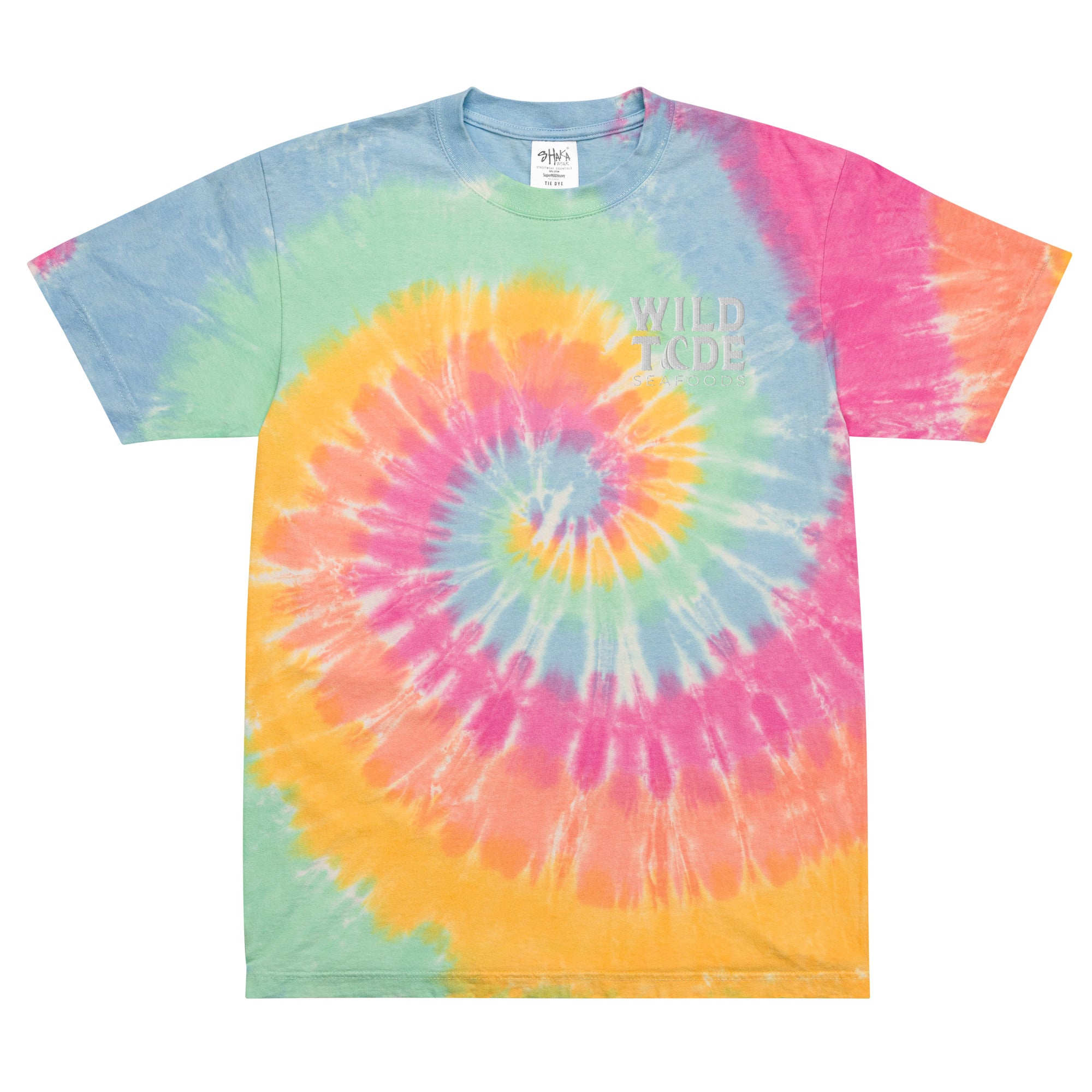 Oversized tie-dye t-shirt - Wild Tide Seafoods