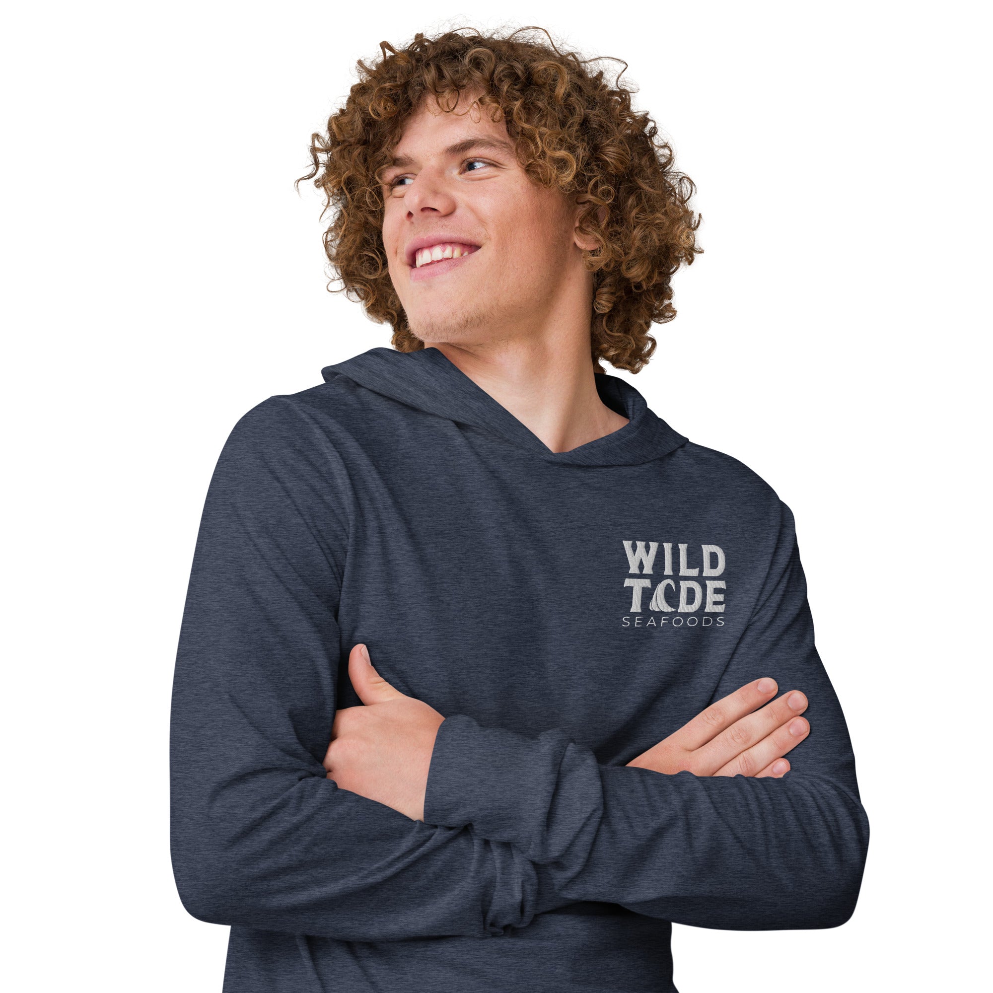 Hooded long-sleeve tee - Wild Tide Seafoods