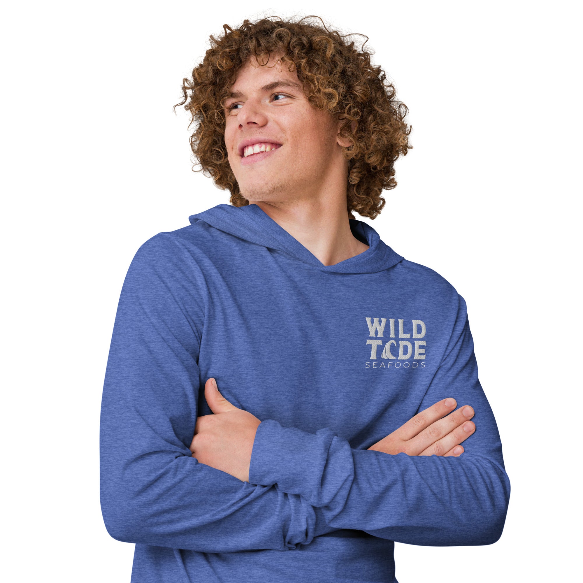 Hooded long-sleeve tee - Wild Tide Seafoods