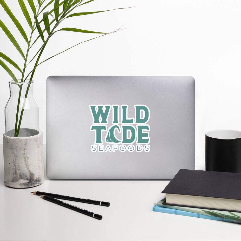 Wild Tide Seafoods Green Bubble-free stickers - Wild Tide Seafoods