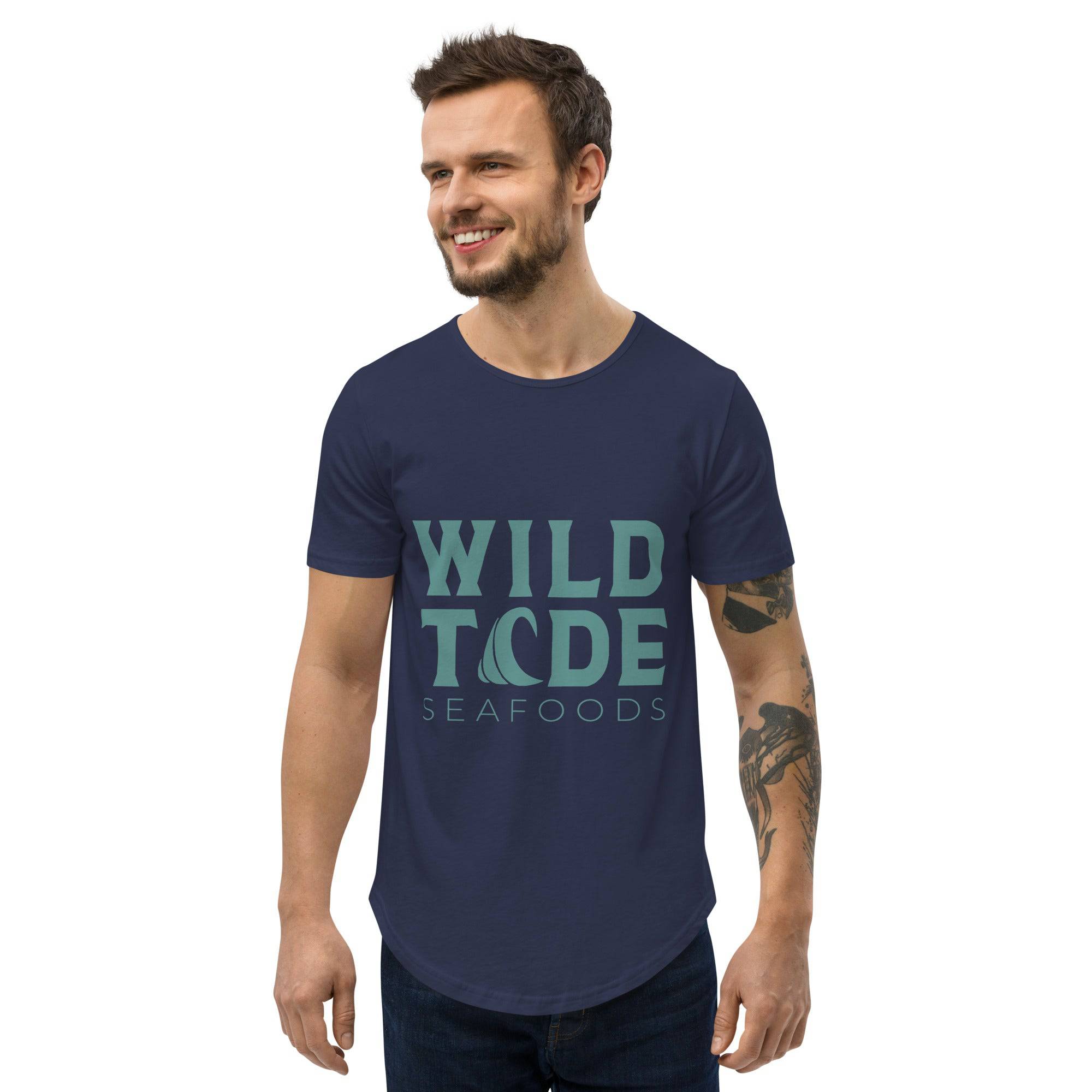 Wild Tide Seafoods Men's Curved Hem T-Shirt - Wild Tide Seafoods