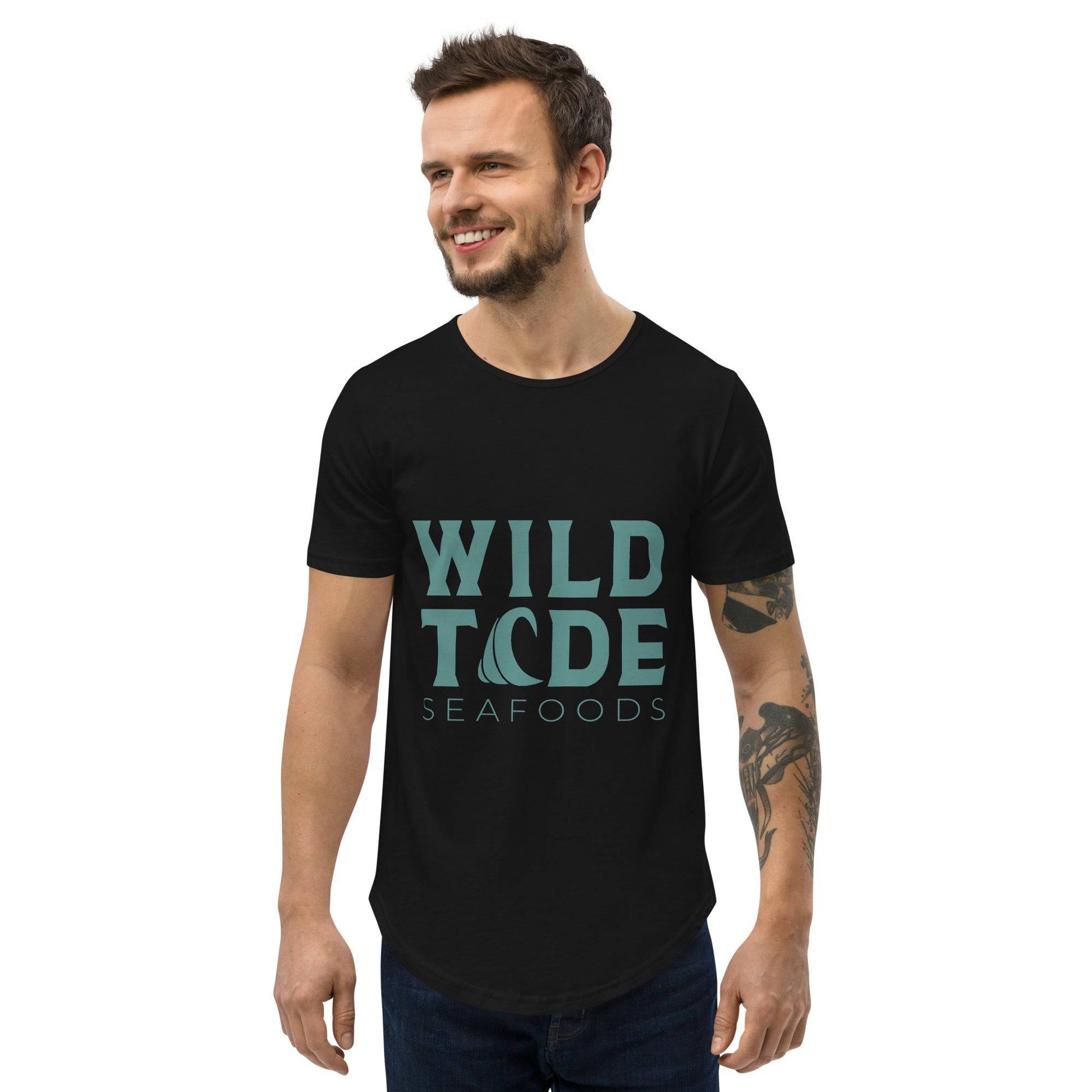 Wild Tide Seafoods Men's Curved Hem T-Shirt - Wild Tide Seafoods