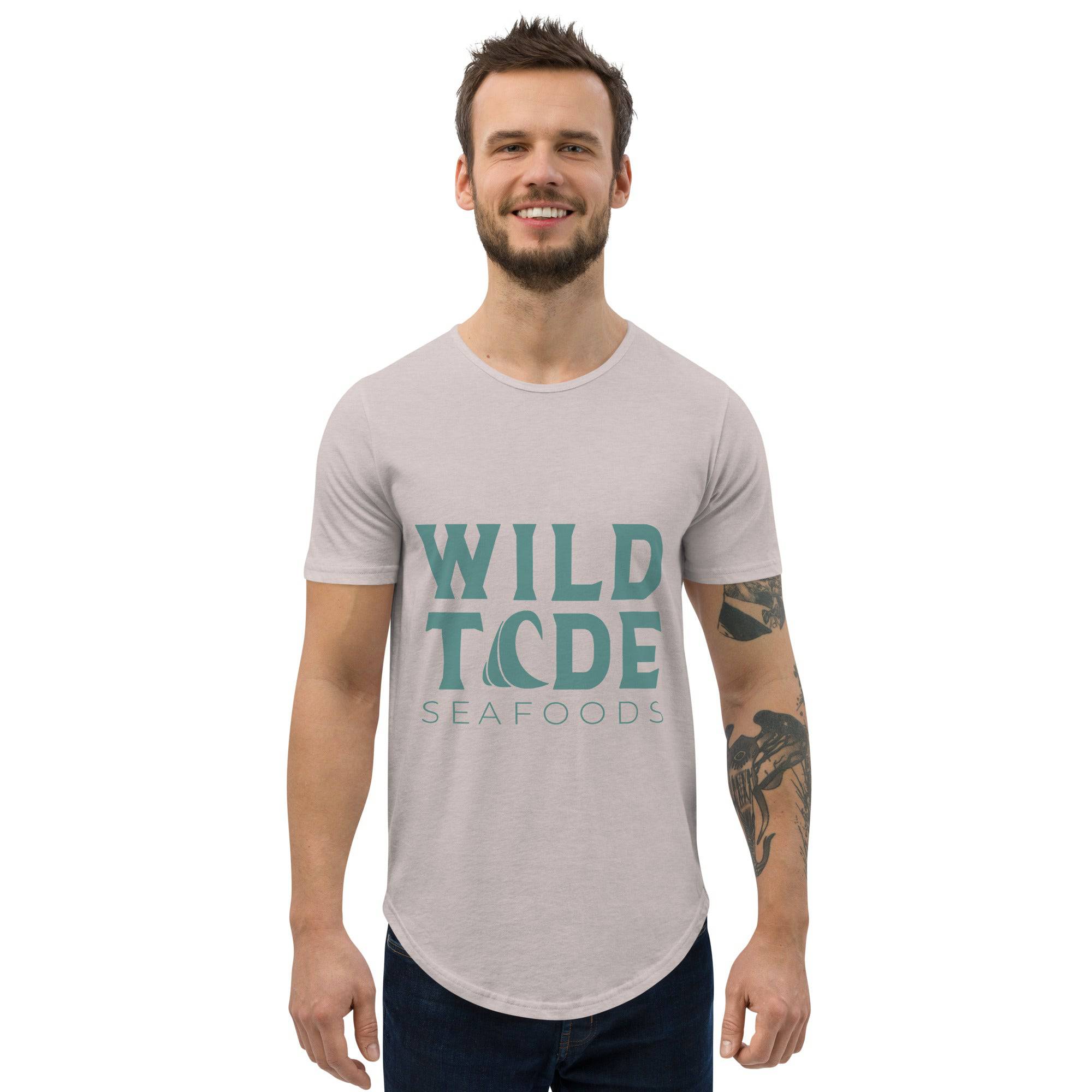 Wild Tide Seafoods Men's Curved Hem T-Shirt - Wild Tide Seafoods