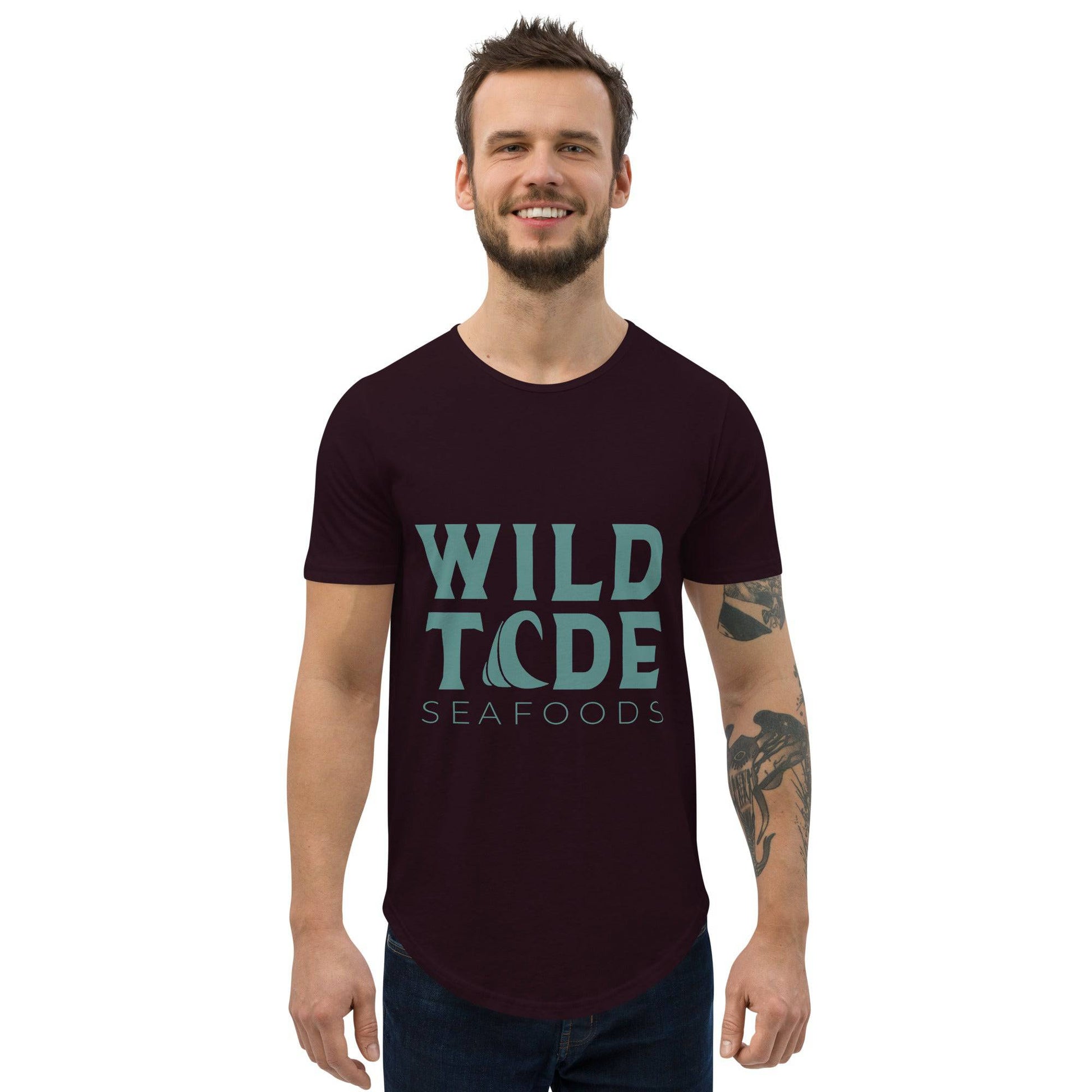 Wild Tide Seafoods Men's Curved Hem T-Shirt - Wild Tide Seafoods