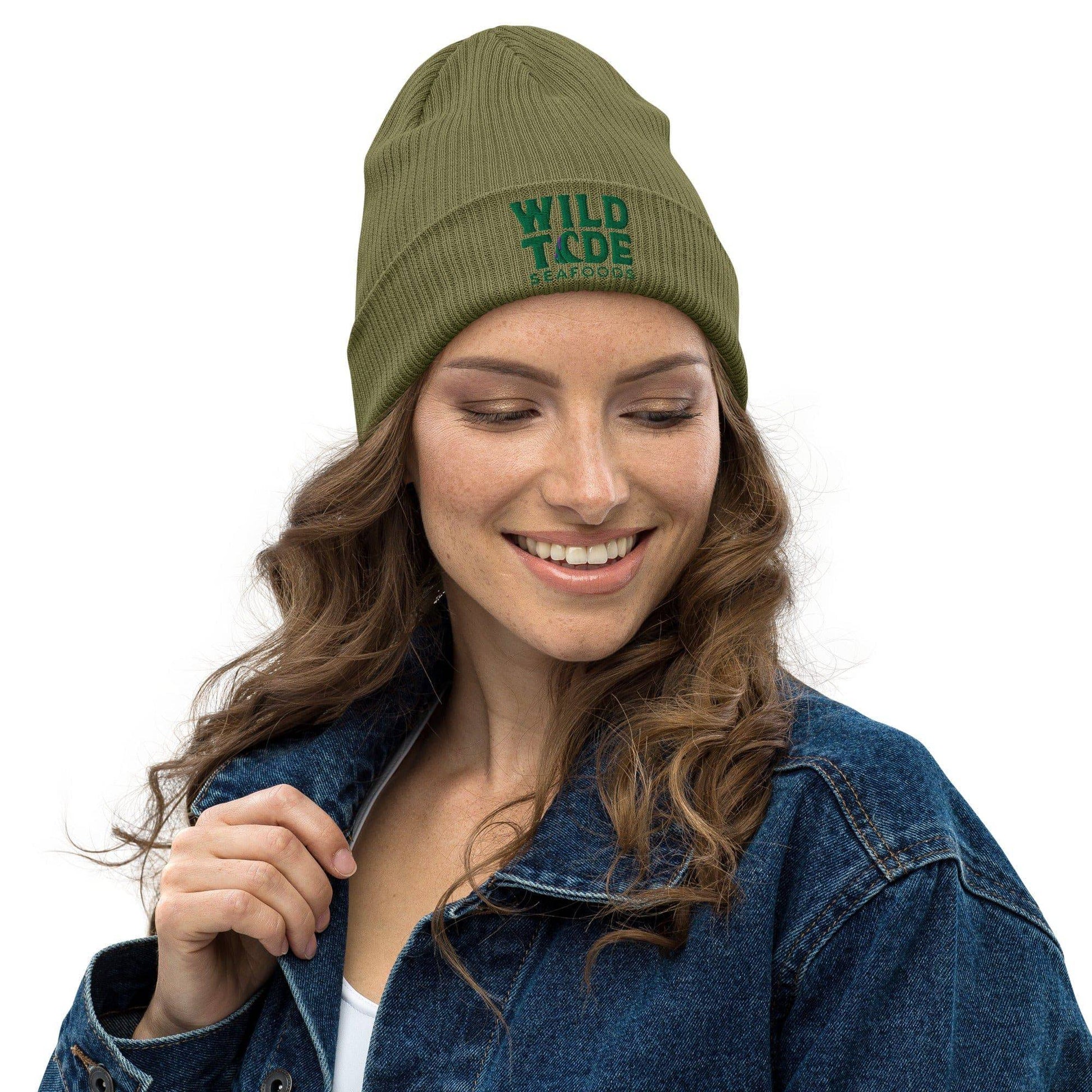 Wild Tide Seafoods Organic ribbed beanie - Wild Tide Seafoods