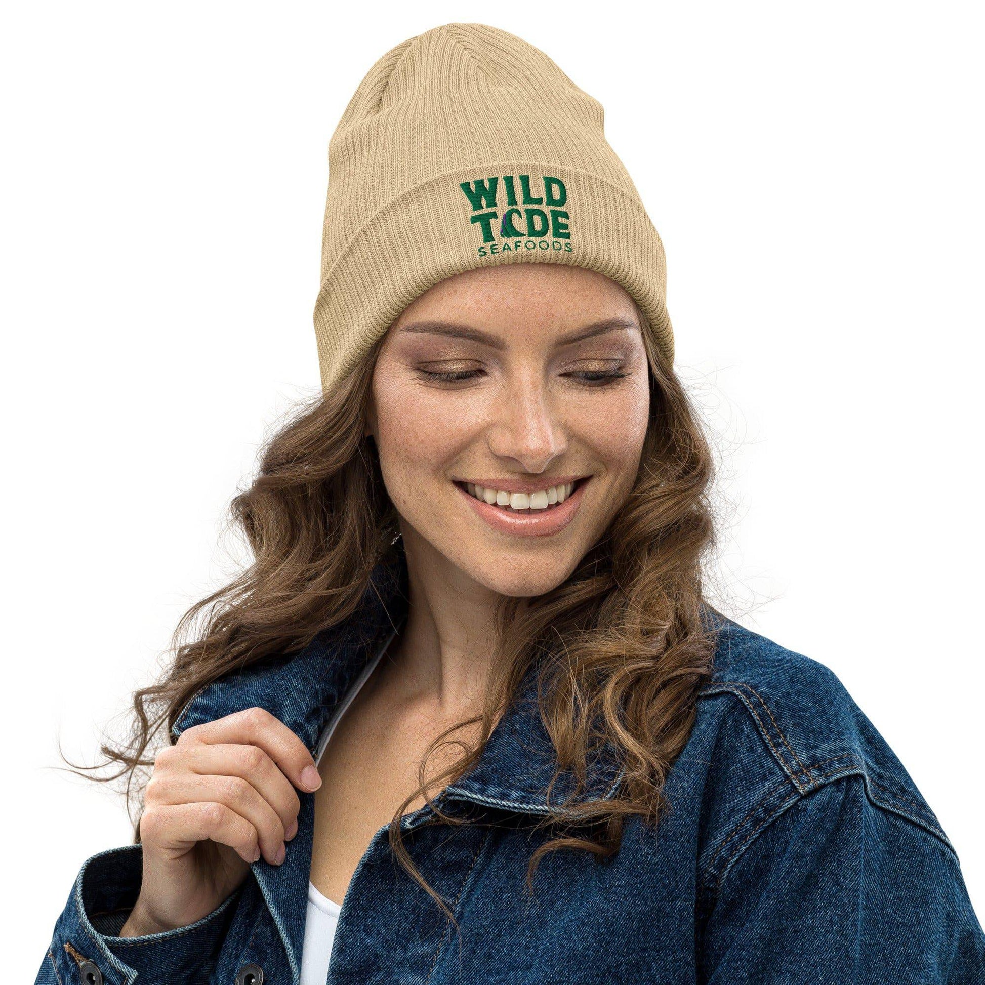 Wild Tide Seafoods Organic ribbed beanie - Wild Tide Seafoods