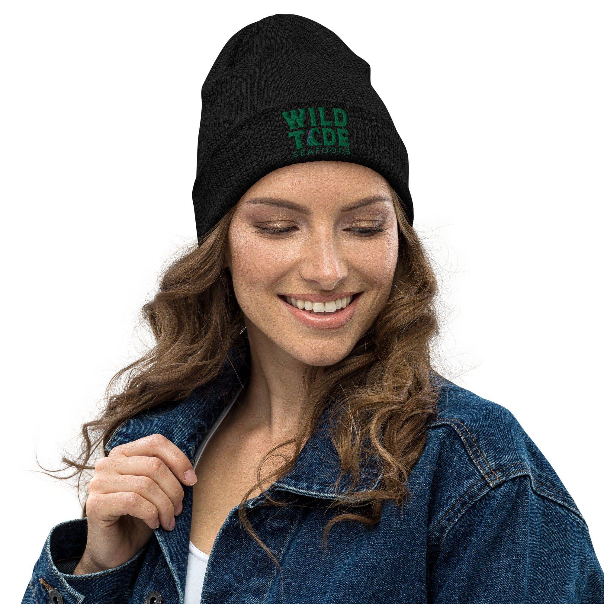 Wild Tide Seafoods Organic ribbed beanie - Wild Tide Seafoods