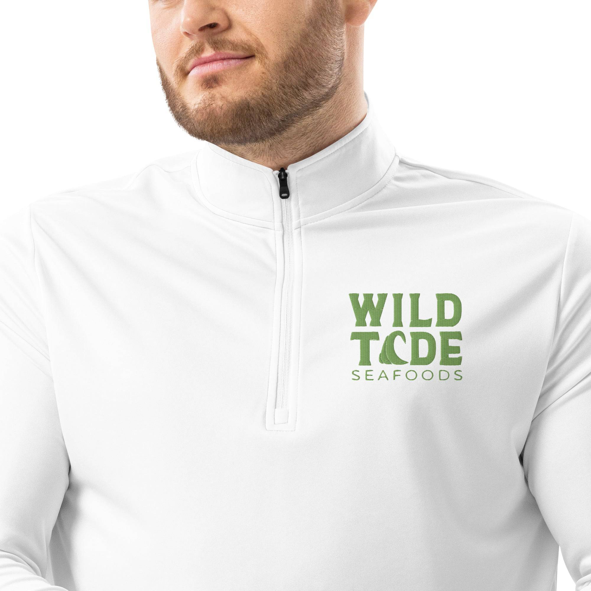 Wild Tide Seafoods Quarter zip pullover - Wild Tide Seafoods