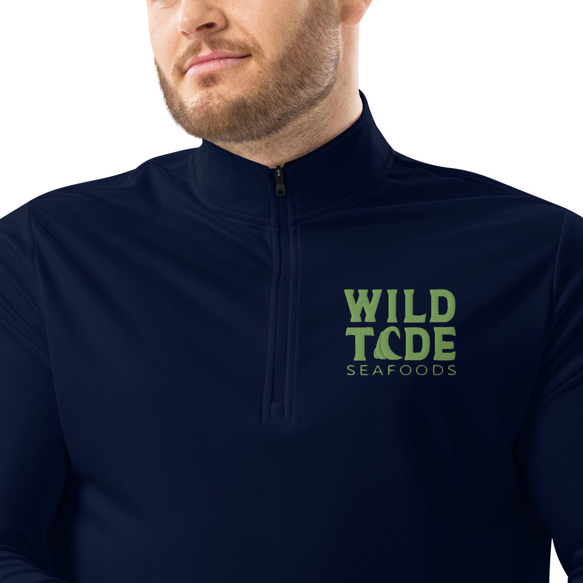 Wild Tide Seafoods Quarter zip pullover - Wild Tide Seafoods