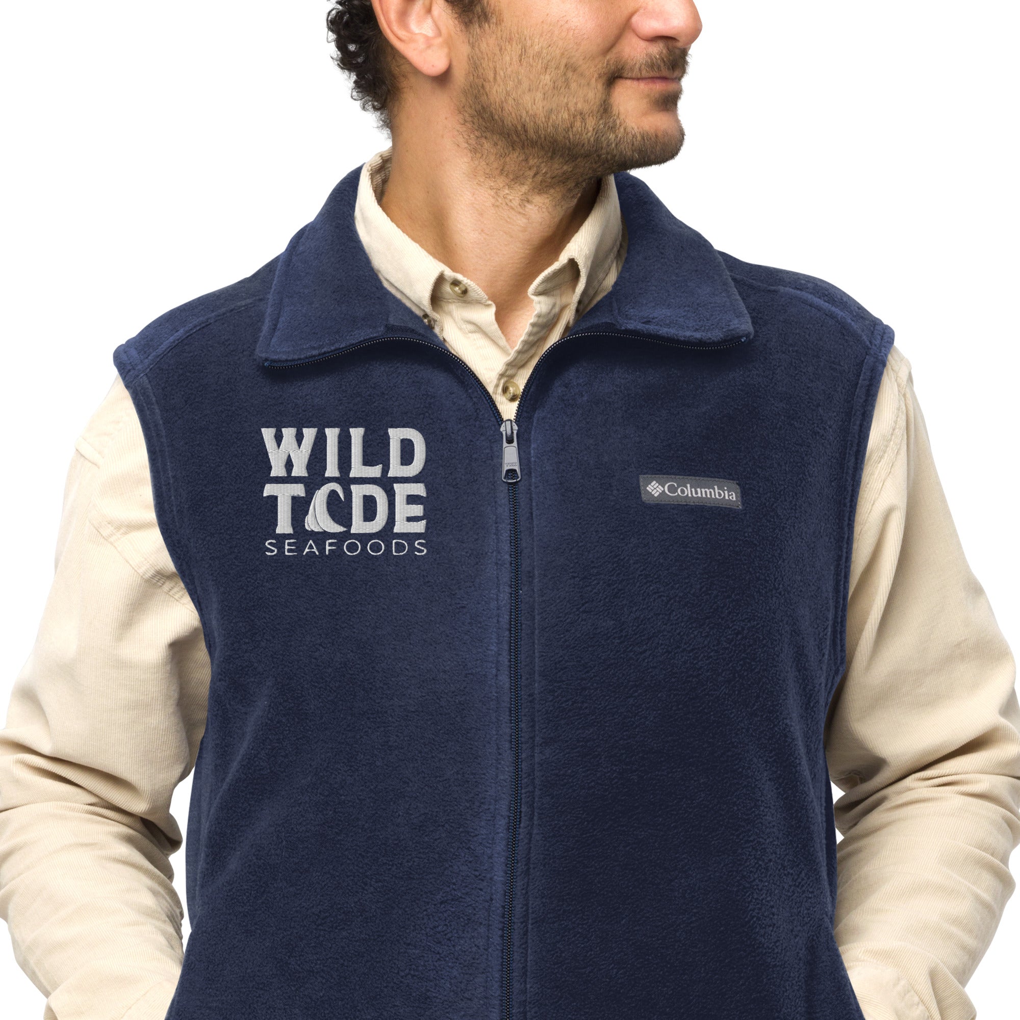 Wild Tide Seafoods Men s Columbia fleece vest Wild Tide Seafoods