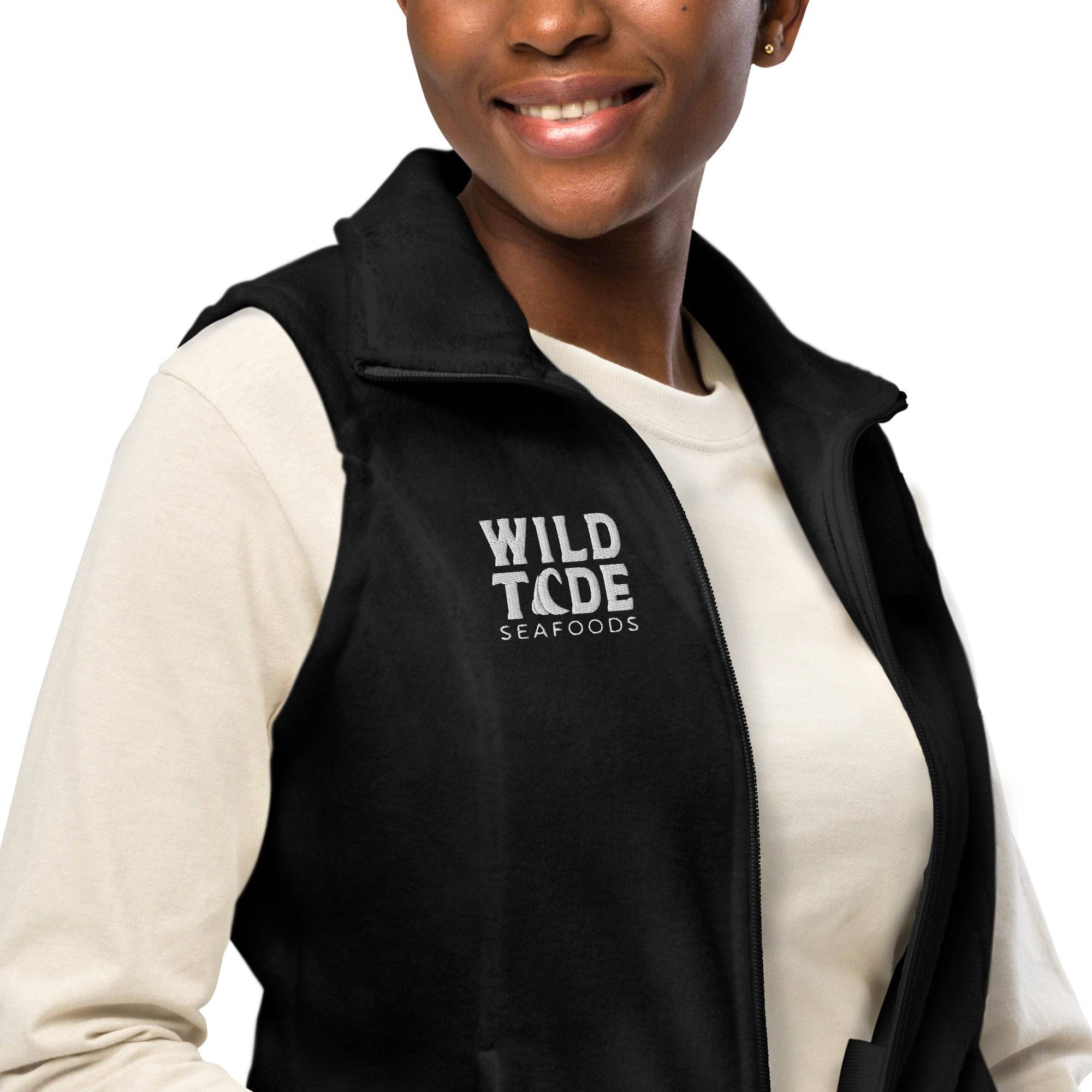 Wild Tide Seafoods Women’s Columbia fleece vest - Wild Tide Seafoods