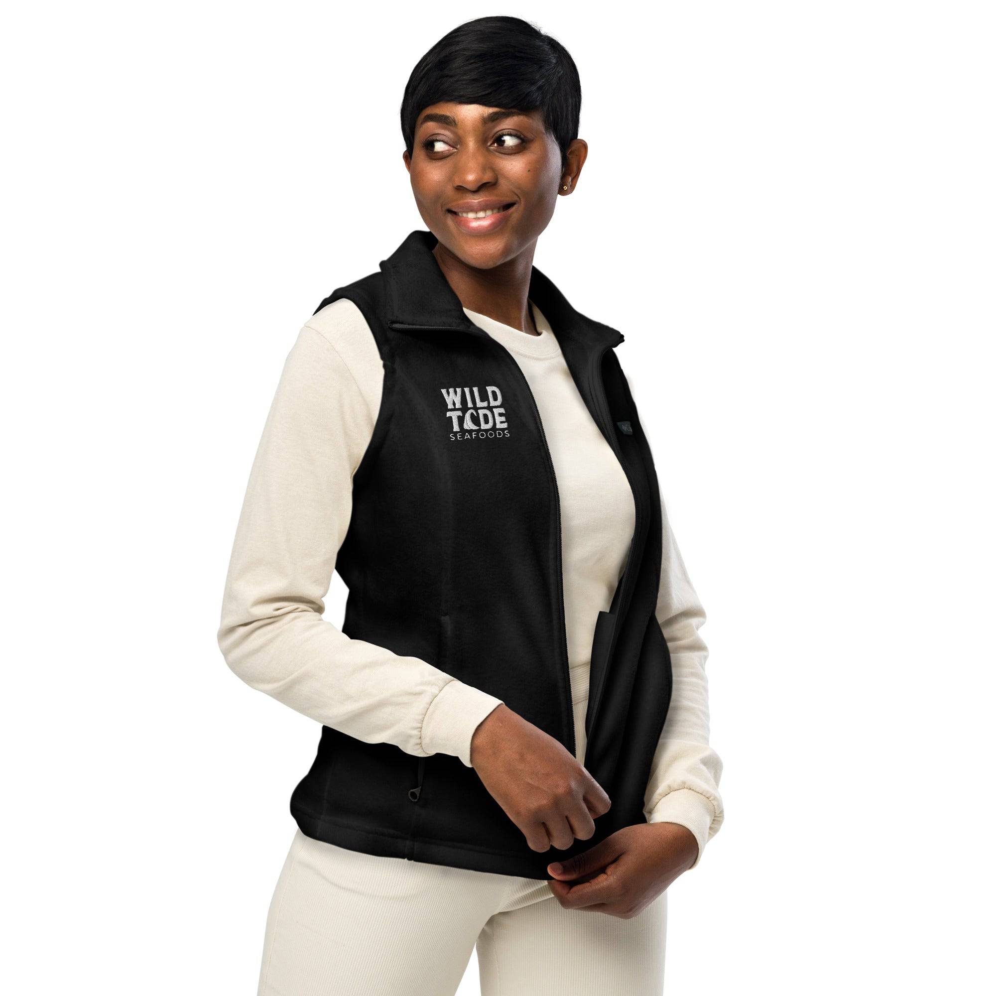 Wild Tide Seafoods Women’s Columbia fleece vest - Wild Tide Seafoods