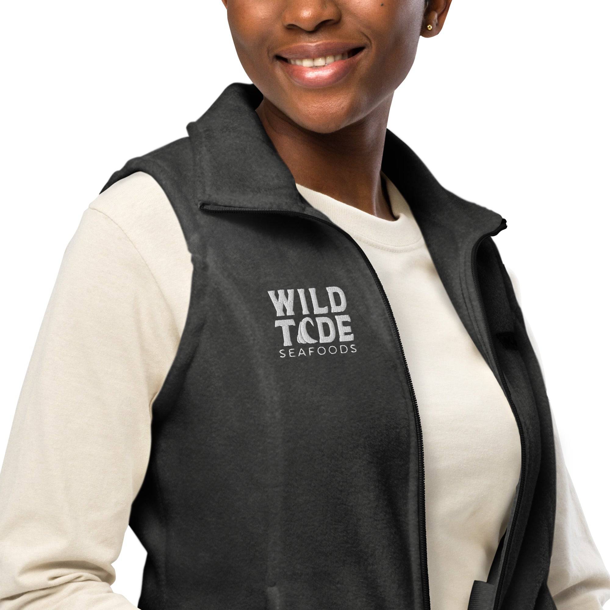 Wild Tide Seafoods Women’s Columbia fleece vest - Wild Tide Seafoods