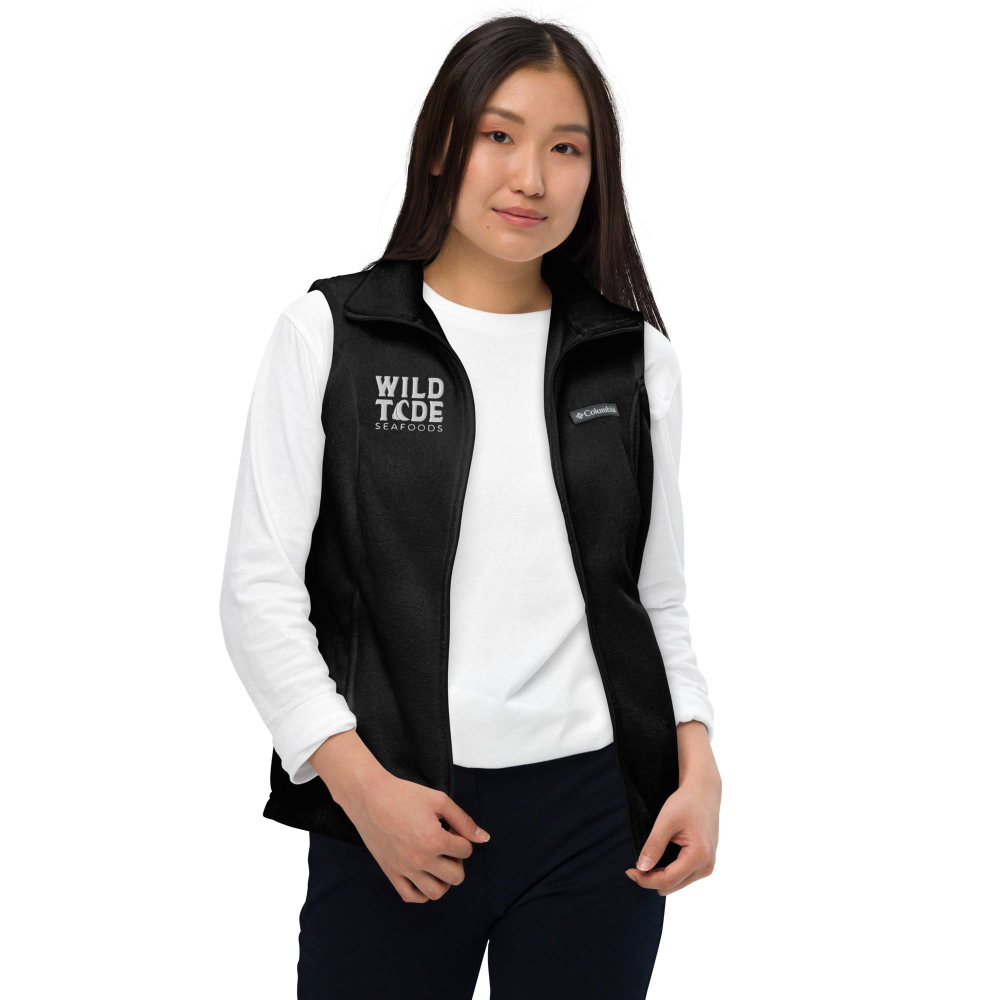 Wild Tide Seafoods Women’s Columbia fleece vest - Wild Tide Seafoods